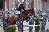 Marc and Calimero 4th place in young horses competition in Wiesbade